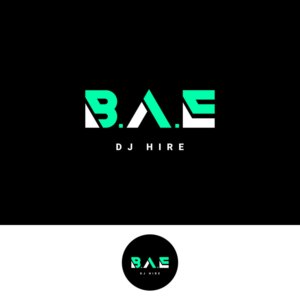 B.A.E. DJ Hire | Logo Design by Aistikart