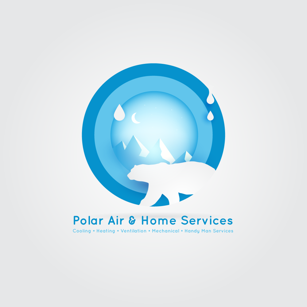 Logo Design by souha chaouachi 2 for Polar Air & Home Services  | Design #21114971