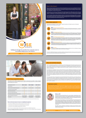 Brochure Design by alex989 for Wise Sherpa | Design: #21136432
