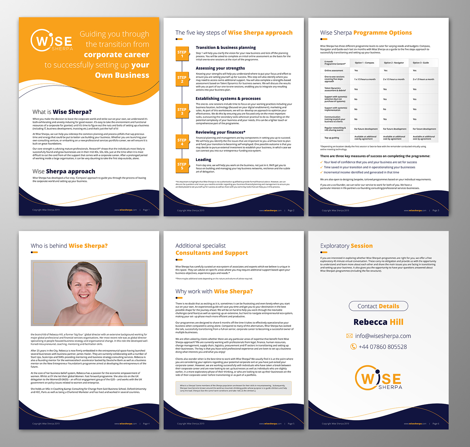 Brochure Design by ecorokerz for Wise Sherpa | Design #21170316