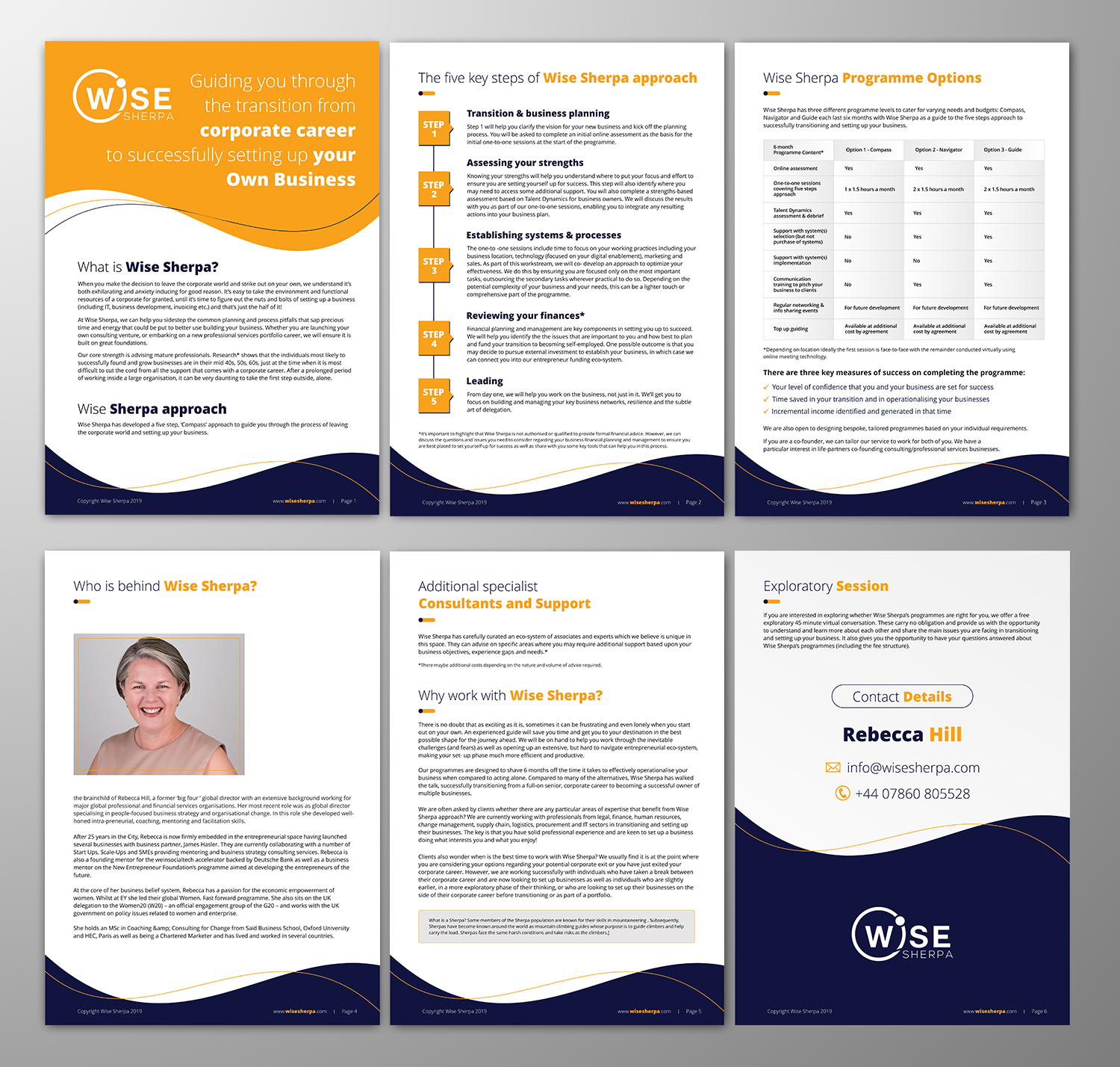 Brochure Design by ecorokerz for Wise Sherpa | Design #21171532