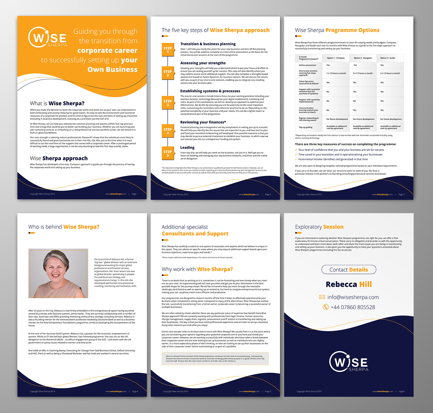 Brochure Design by ecorokerz for Wise Sherpa | Design #21171533