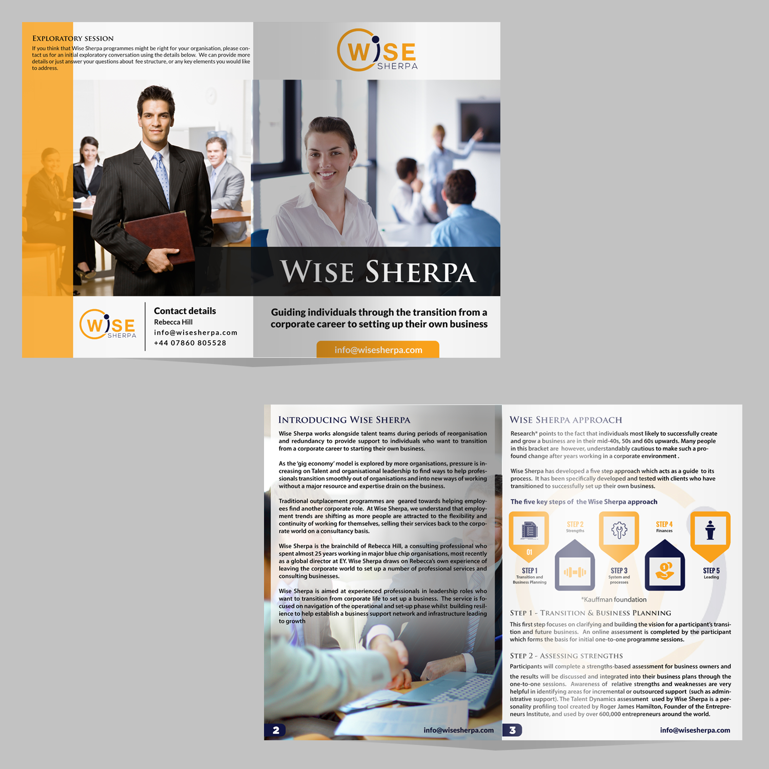 Design de Brochure par Schöpfer pour Wise Sherpa | Design #21127818