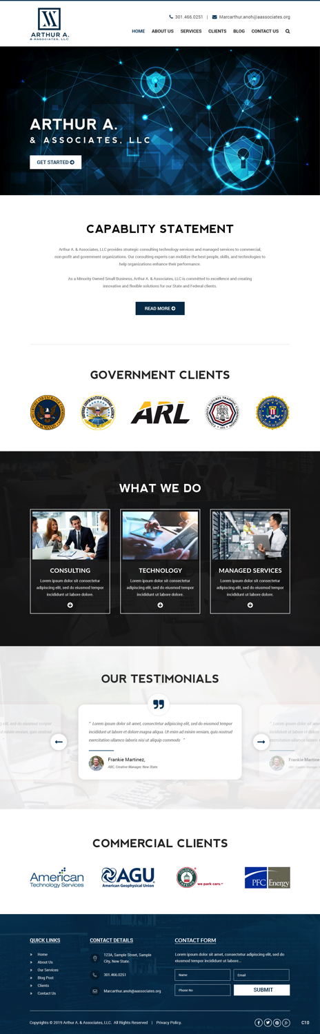 Web Design by pb for this project | Design #21128394