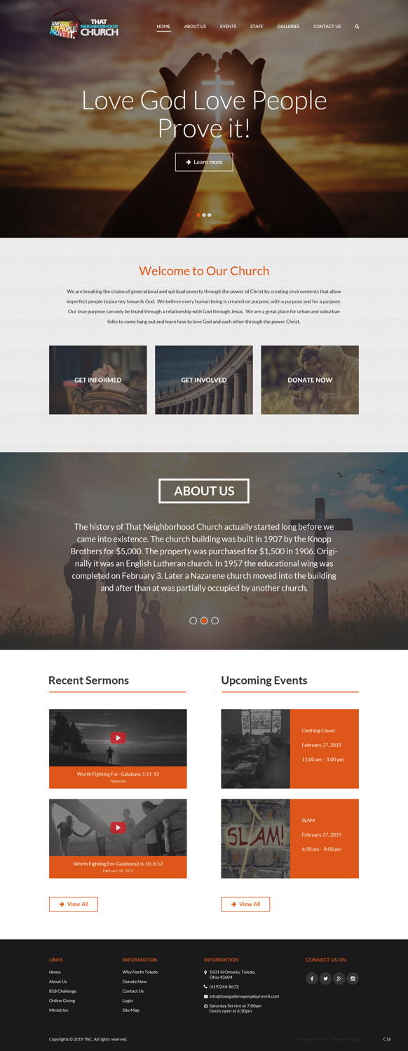 Design Wordpress par pb pour That Neighborhood Church | Design #21128347