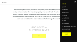 WordPress-Design von ChiaraZ für That Neighborhood Church | Design: #21129627