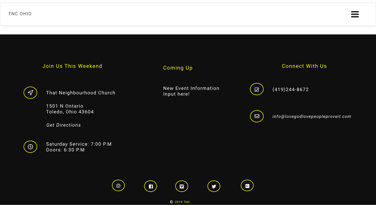 Wordpress Design by ChiaraZ for That Neighborhood Church | Design #21129628