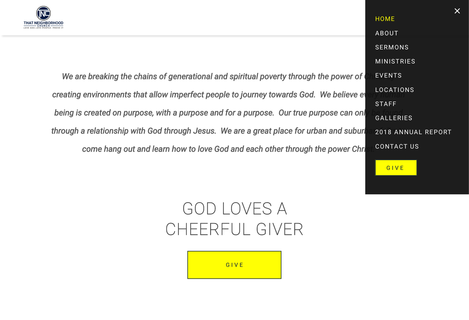 Wordpress Design by ChiaraZ for That Neighborhood Church | Design #21187722