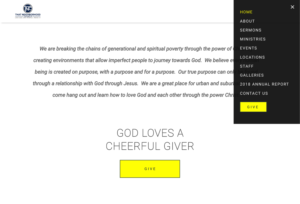 WordPress-Design von ChiaraZ für That Neighborhood Church | Design: #21187722