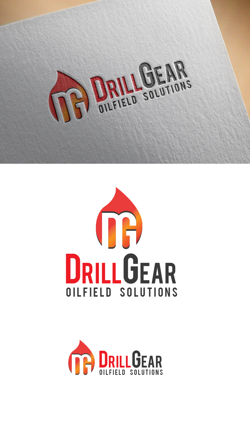 Logo Design by uk for DrillGear Oilfield Solutions | Design #21134068