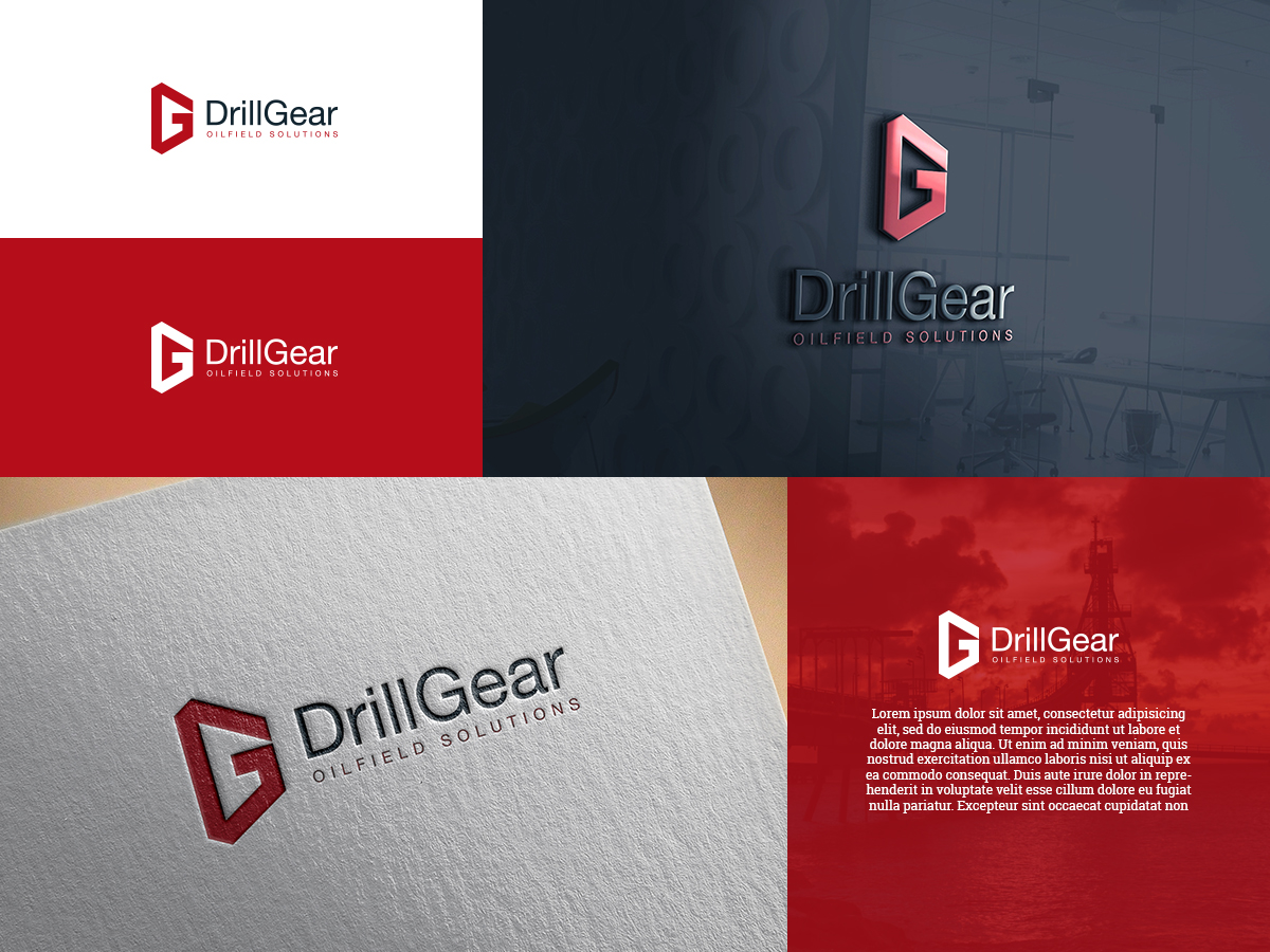 Logo Design by happybrain design for DrillGear Oilfield Solutions | Design #21122852