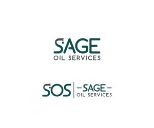 Sage Oil Services.  Possibly with Sage in large letters on top with Oil Services in lower letters below. Possibly use SOS in the logo design.  Possibly making the S in Sage being a oil hose with nossle and small drop of oil.  | Logo Design by Mario