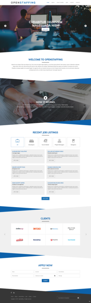 Wordpress Design by pb for this project | Design: #21160967