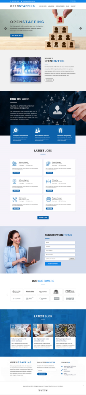WordPress-Design von pb