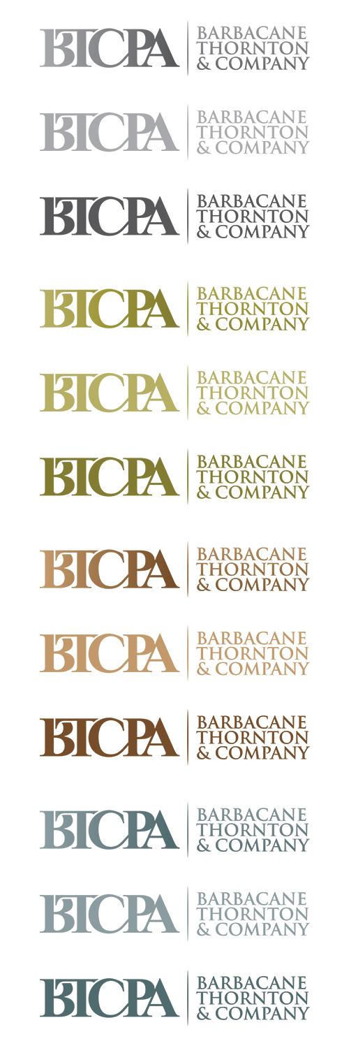 Logo Design by anshtoyj for Barbacane, Thornton & Company LLP | Design #21135488