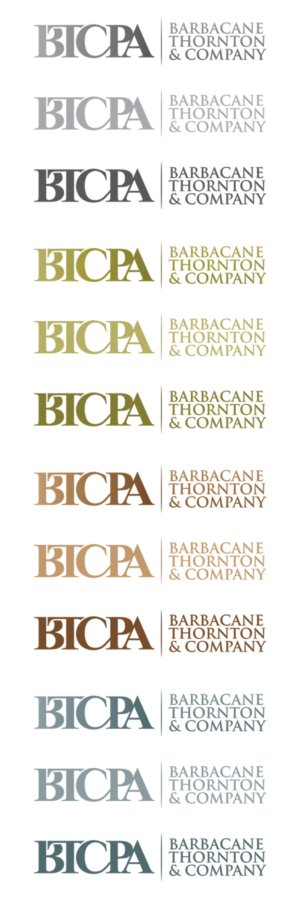 Diseño de Logo por anshtoyj para Barbacane, Thornton & Company LLP | Diseño: #21135488