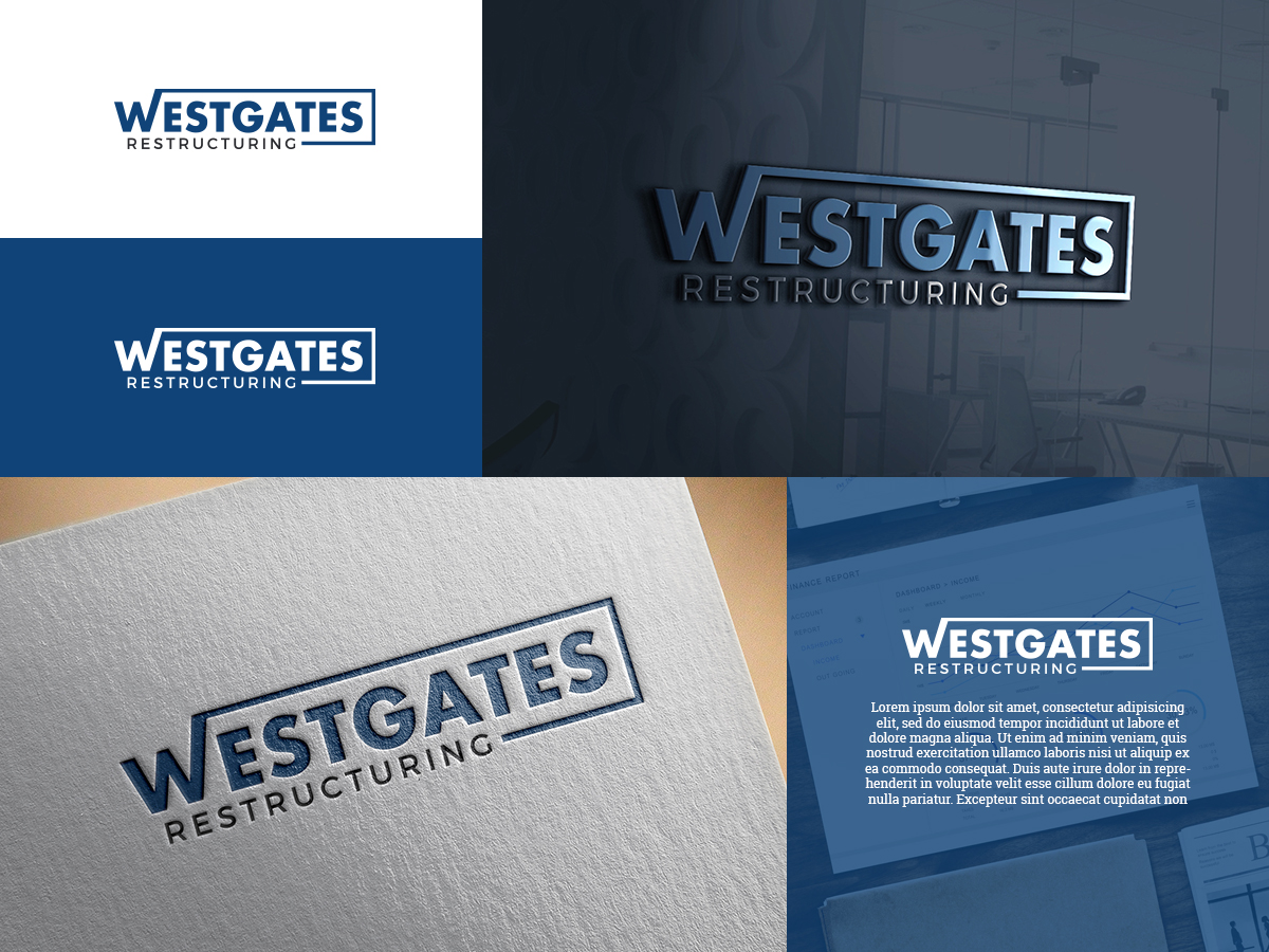 Logo-Design von happybrain design für Westgates Restructuring Limited | Design #21126911