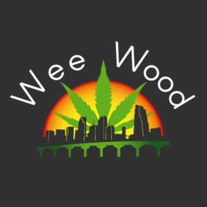 Wee (hemp leaf to separate) wood | Diseño de Logo por Al Pech