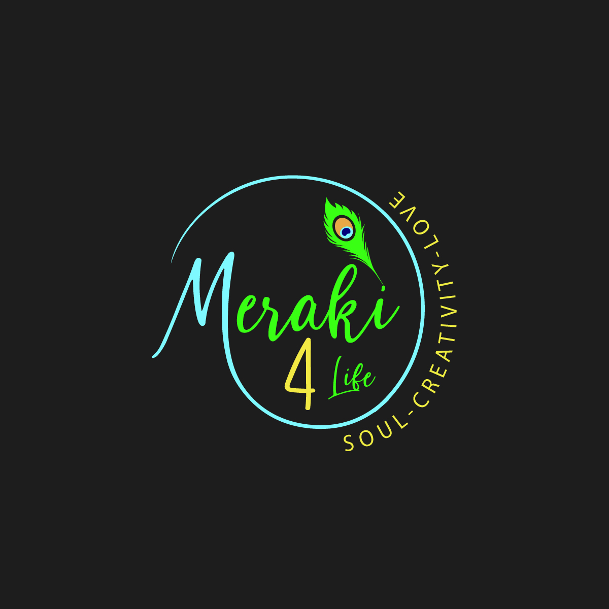 Logo Design by **INCREDIBLEDESIGNERS** for Meraki4Life | Design #21158884