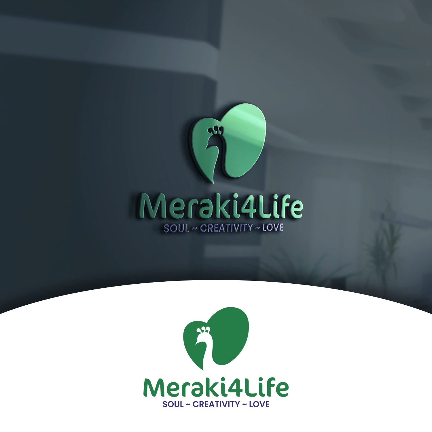 Logo Design by SGS.Design for Meraki4Life | Design #21136907