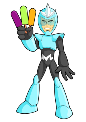 MR. FREEZE Ice cream truck business character. | Diseño de Personaje por kaiser77