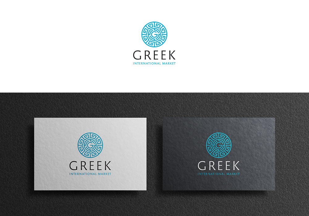 Logo Design by orphee for Greek International Food Market | Design: #21141091