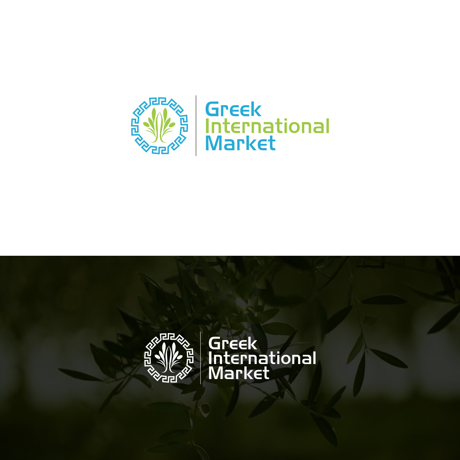 Logo-Design von Maxo-Biz für Greek International Food Market | Design #21134668