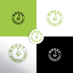 Logo Design by Maxo-Biz for Greek International Food Market | Design: #21134669