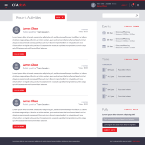Employee Portal UI Design - Modern and Clean | Web Design by Channel Studio