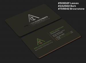 AmeluxenInvestments  | Diseño de Logo y Tarjeta de Presentación por Bold Pixels