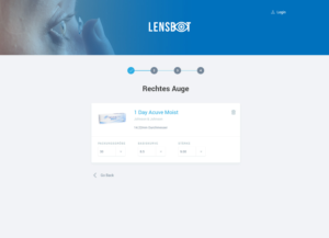 Diseño Web por sTc Design para Kontaktlinsen-Preisvergleich GmbH | Diseño #21137999