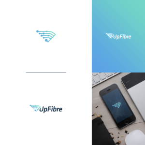 UpFibre | Logo Design by JohnM.