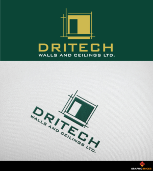 Dritech Walls and Ceilings Ltd. | Logo Design by Graphic Bricks