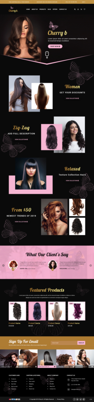 Web Design by pb for this project | Design: #21146385