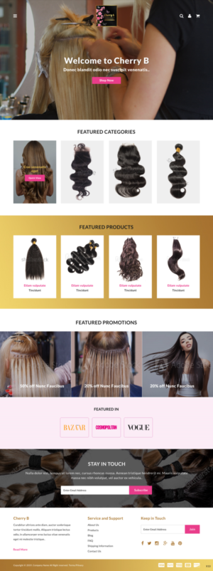 Web Design by pb for this project | Design: #21146395