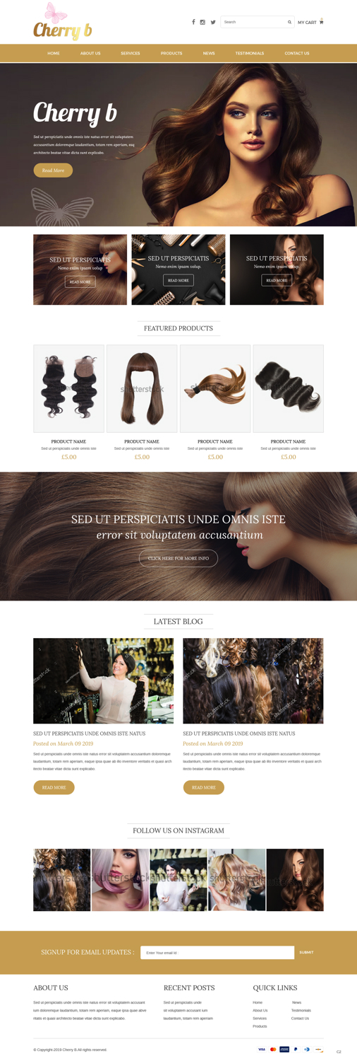 Web Design by pb for this project | Design #21153852