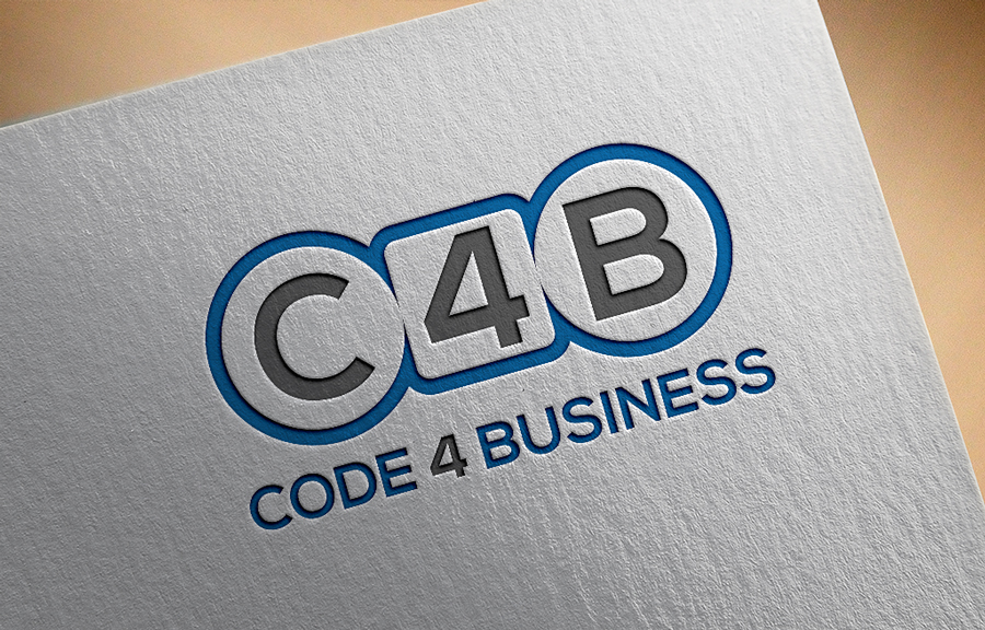 Logo Design by Cr7. for Code 4 Business | Design: #21139333