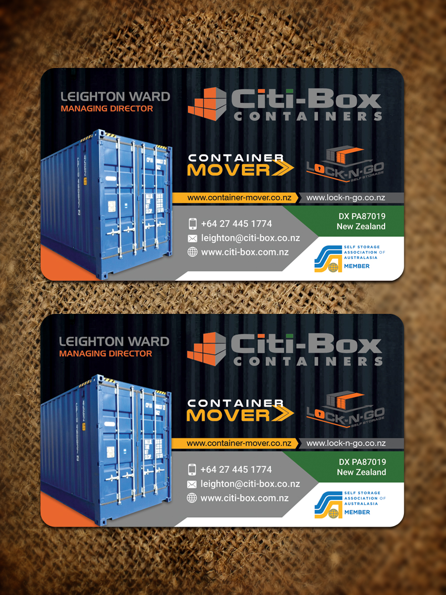 Business Card Design by Sandaruwan for Citi-Box Containers | Design #21145316