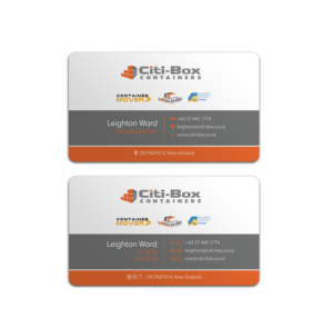 CITI-BOX CONTAINERS BUSINESS CARD | Business Card Design by Riz'