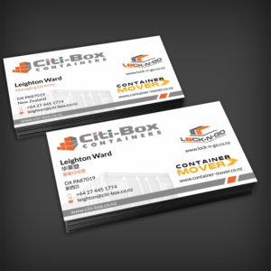 Business Card Design by SKYdesign for Citi-Box Containers | Design: #21183160