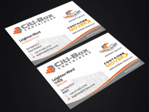 Business Card Design by SKYdesign for Citi-Box Containers | Design: #21183168