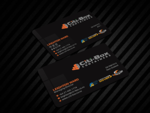 Business Card Design by Creations Box 2015 for Citi-Box Containers | Design: #21155345