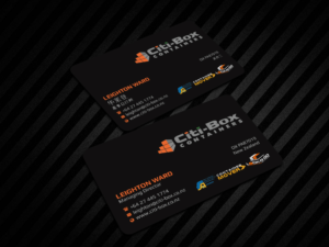 Business Card Design by Creations Box 2015 for Citi-Box Containers | Design: #21155346