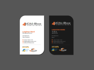 Business Card Design by Creations Box 2015 for Citi-Box Containers | Design: #21155348