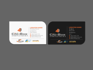 Business Card Design by Creations Box 2015 for Citi-Box Containers | Design: #21155349