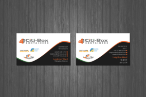 Business Card Design by Creations Box 2015 for Citi-Box Containers | Design: #21155351