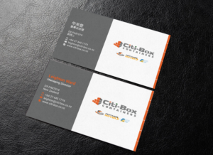 Business Card Design by chandrayaan.creative for Citi-Box Containers | Design: #21142773