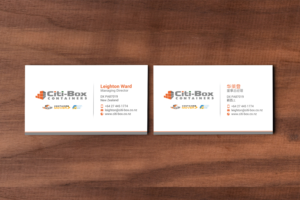 Business Card Design by chandrayaan.creative for Citi-Box Containers | Design: #21142784