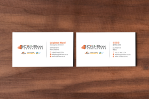 Business Card Design by chandrayaan.creative for Citi-Box Containers | Design: #21142787