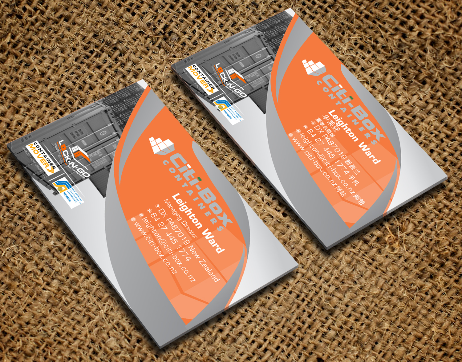 Business Card Design by Petter Goms for Citi-Box Containers | Design #21181835